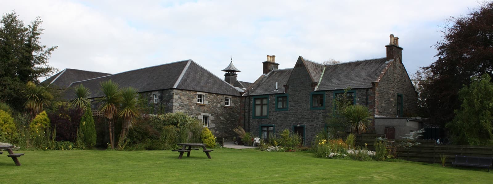 The Bladnoch distillery in the Lowland whisky region of Scotland.