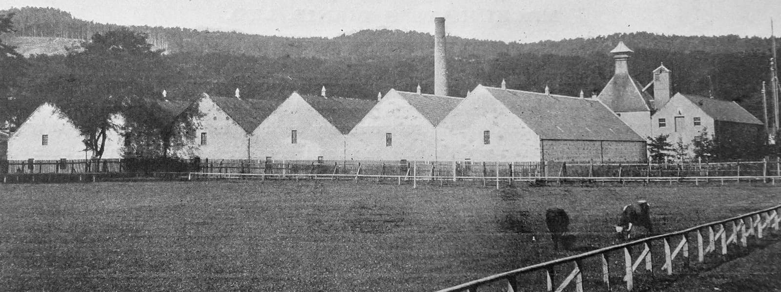 The Glen Mhor distillery in the Speyside whisky region of Scotland.