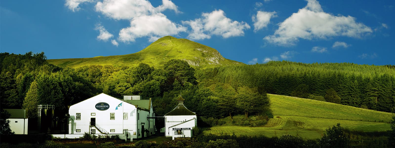 The Glengoyne distillery in the Highlands whisky region of Scotland.