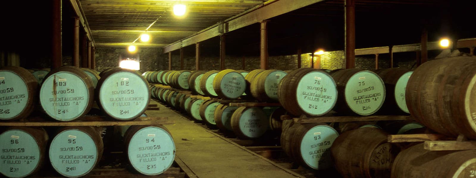 The Glentauchers distillery in the Speyside whisky region of Scotland.