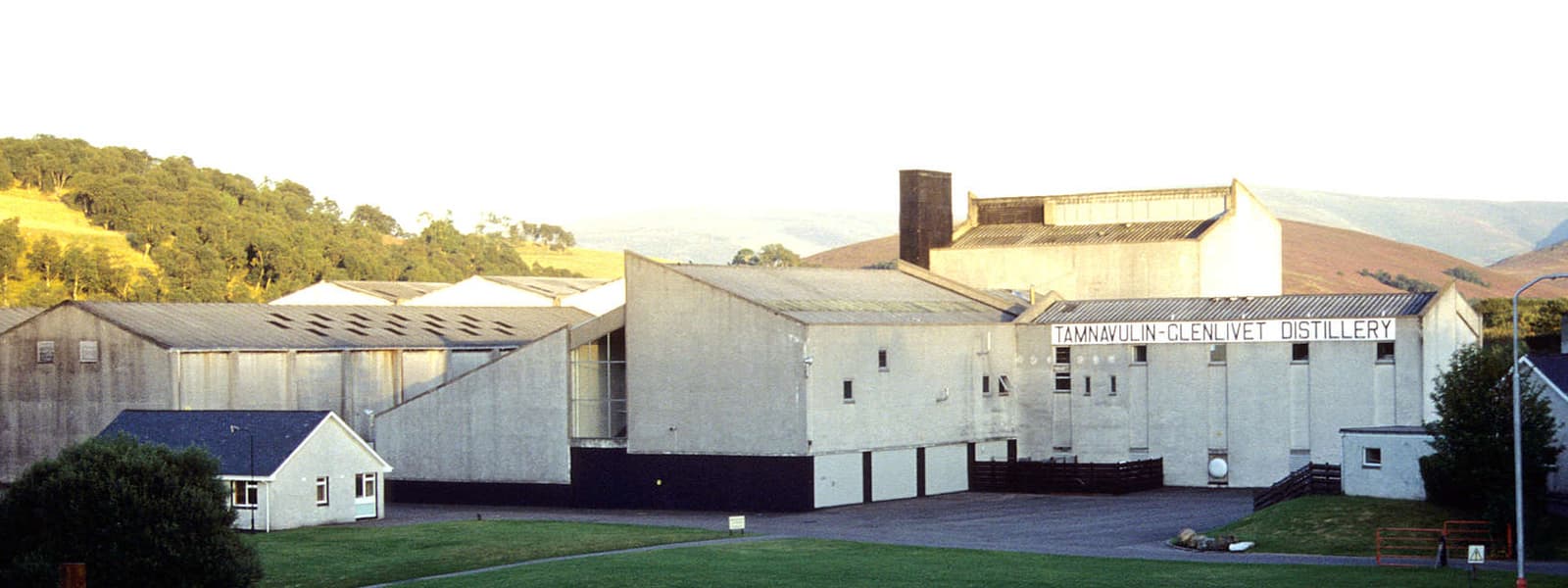 The Tamnavulin distillery in the Speyside whisky region of Scotland.