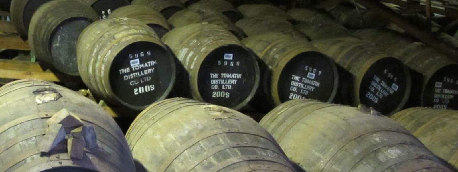 The Tomatin distillery in the Highland whisky region of Scotland.