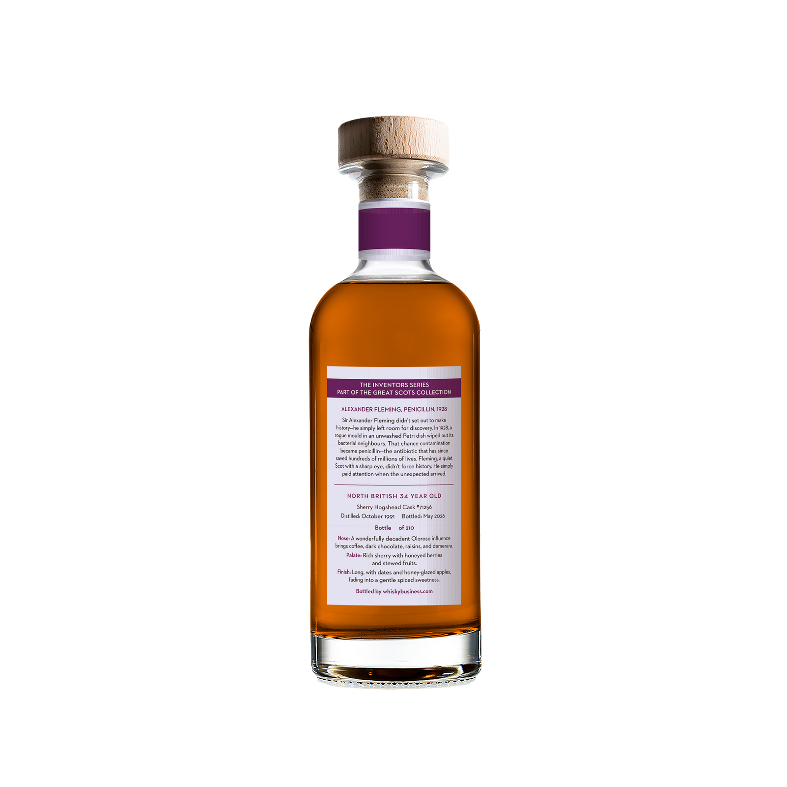 North British 1991 34 Year Old 'The Inventors' 51.30% 70cl