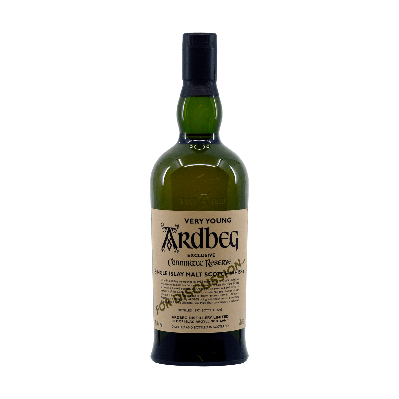Ardbeg 2003 6 Year Old ‘Very Young’ For Discussion...