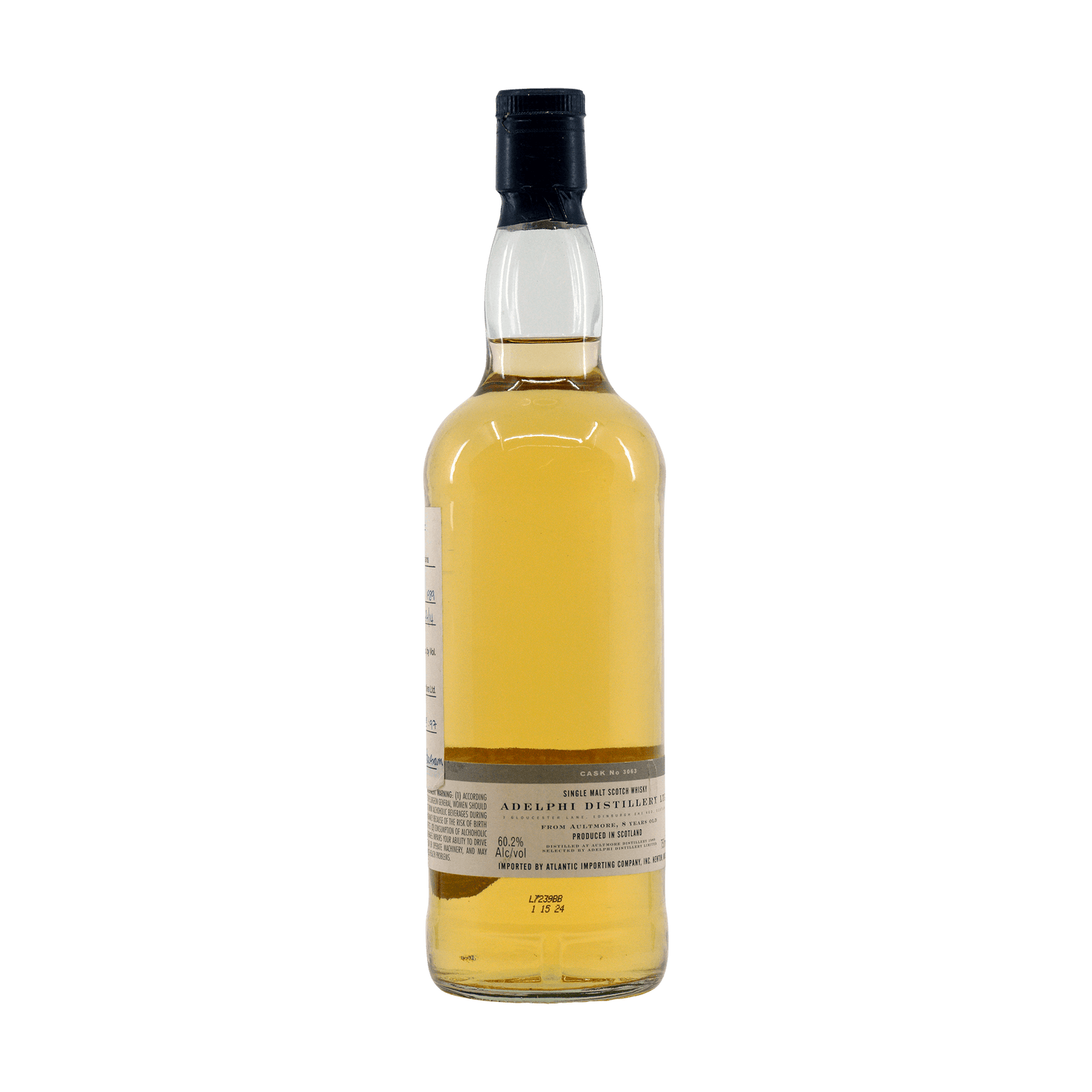 Aultmore 1989 8 Year Old Adelphi 60.20%
