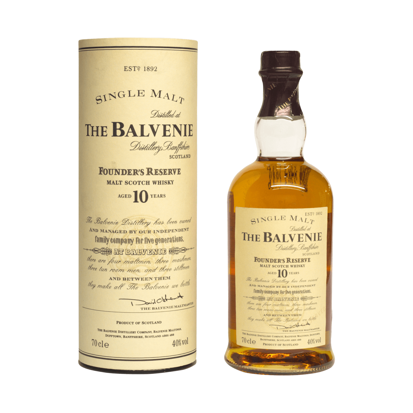 Balvenie 10 Year Old 'Founders Reserve' 40.00%