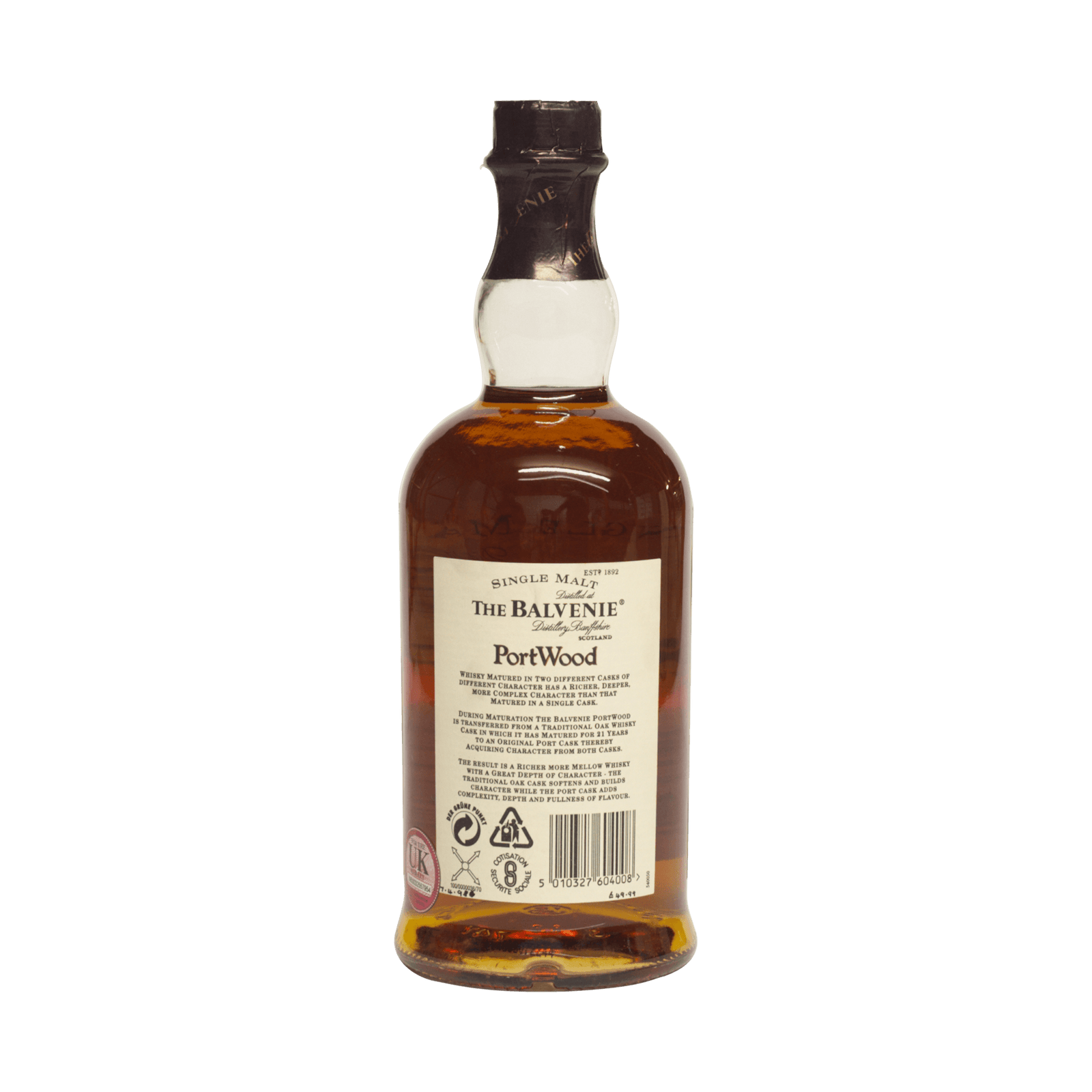 Balvenie 1996 21 Year Old 'Port Wood' 40.00%