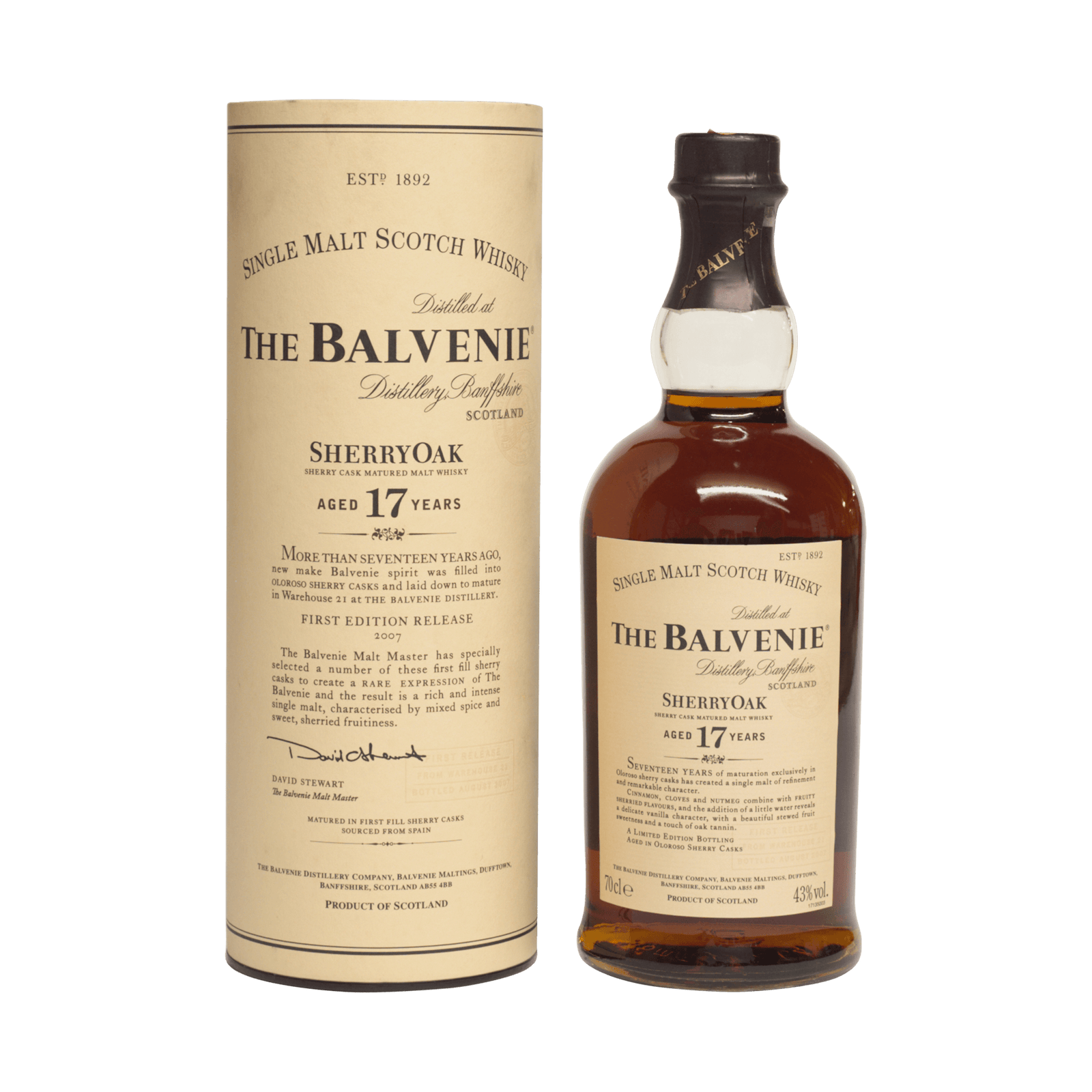 Balvenie 1990 17 Year Old 'First Edition Release' 43.00%