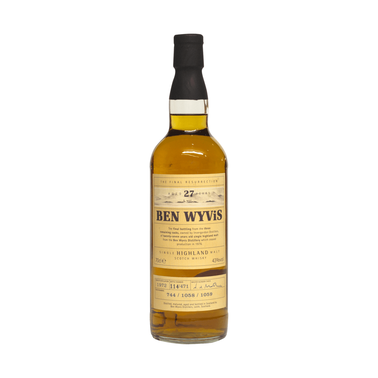 Ben Wyvis 1972 27 Year Old 'Final Resurrection' 43.00%