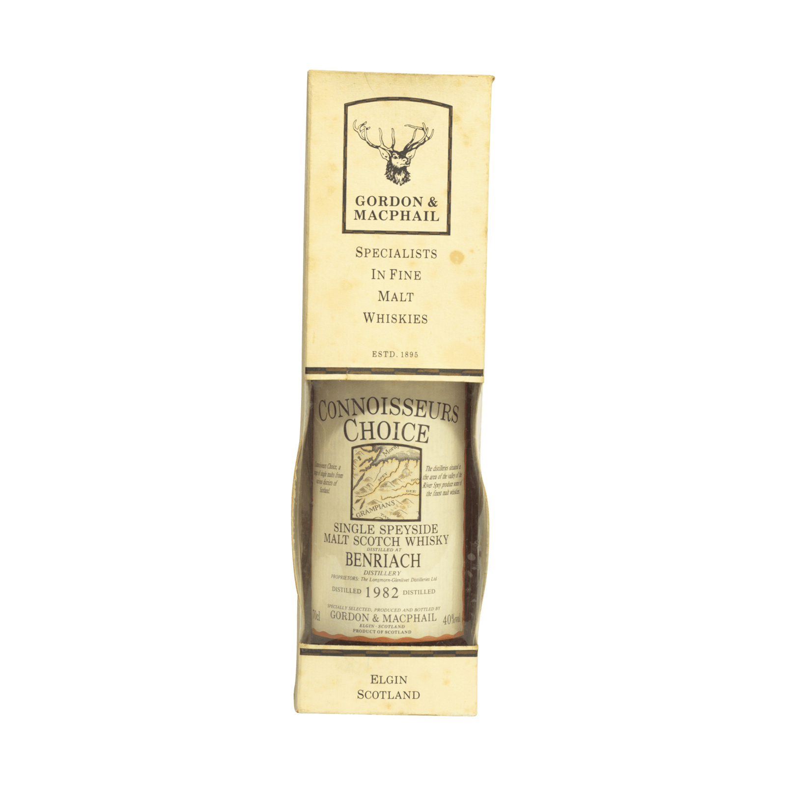 Benriach 1982 10 Year Old Connoisseurs Choice Gordon & MacPhail 40.00%