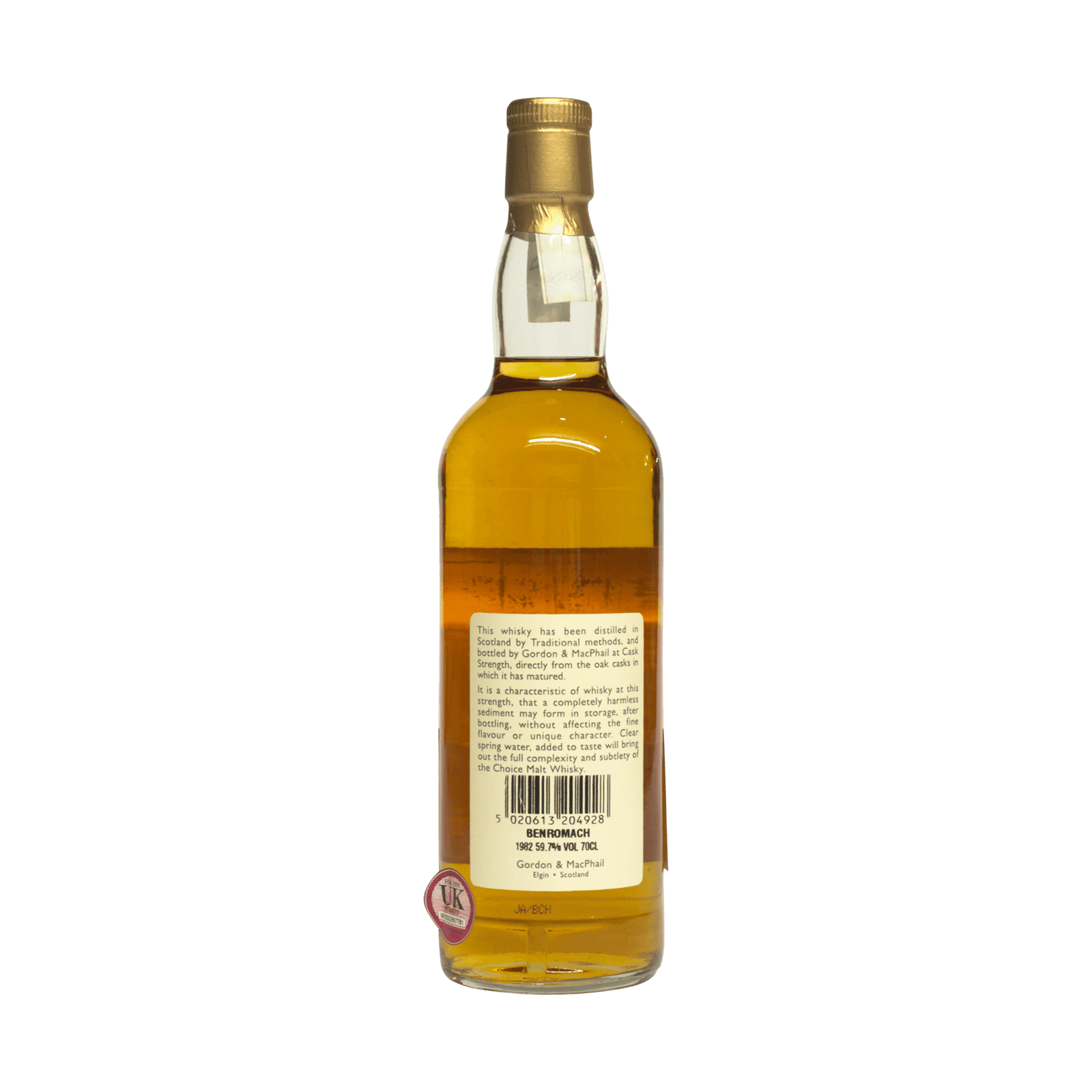 Benromach 1982 19 Year Old Gordon & MacPhail 59.70%