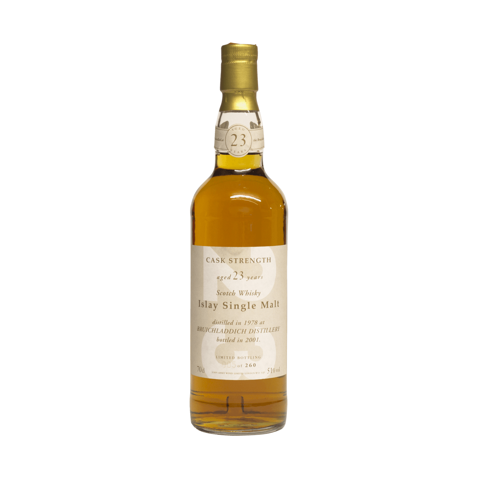 Bruichladdich 1978 23 Year Old John Armit 51.00%
