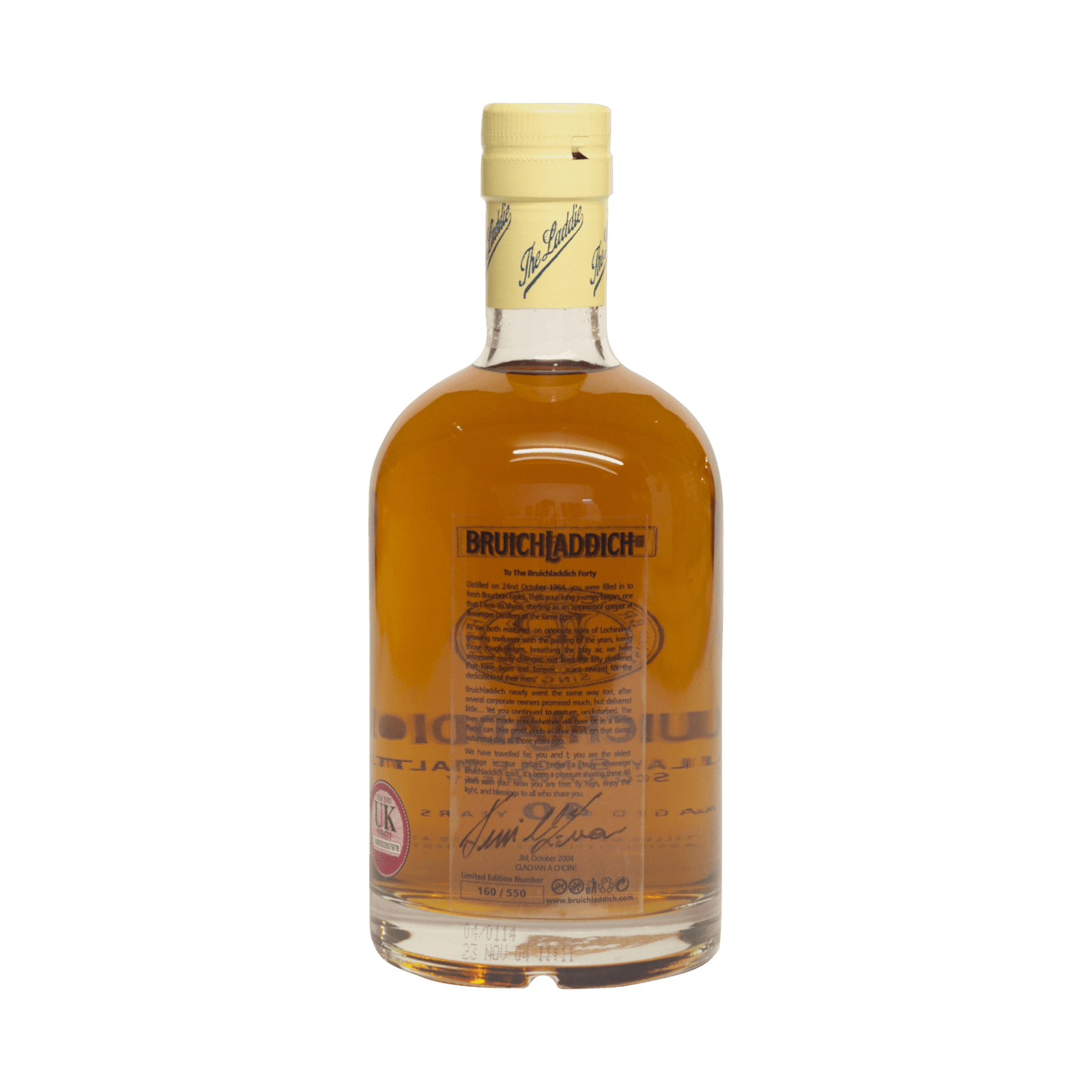Bruichladdich 1964 40 Year Old 43.10%