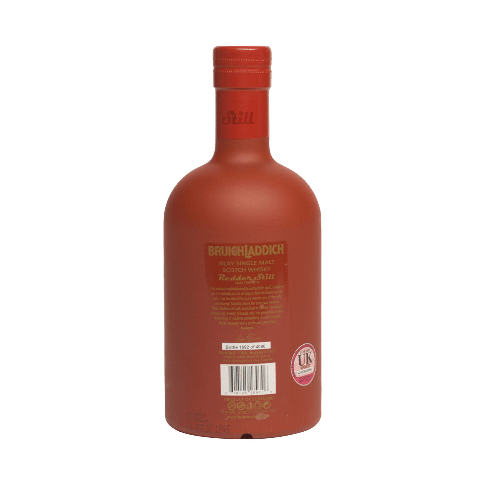 Bruichladdich 1984 23 Year Old 'Redder Still' 50.40%