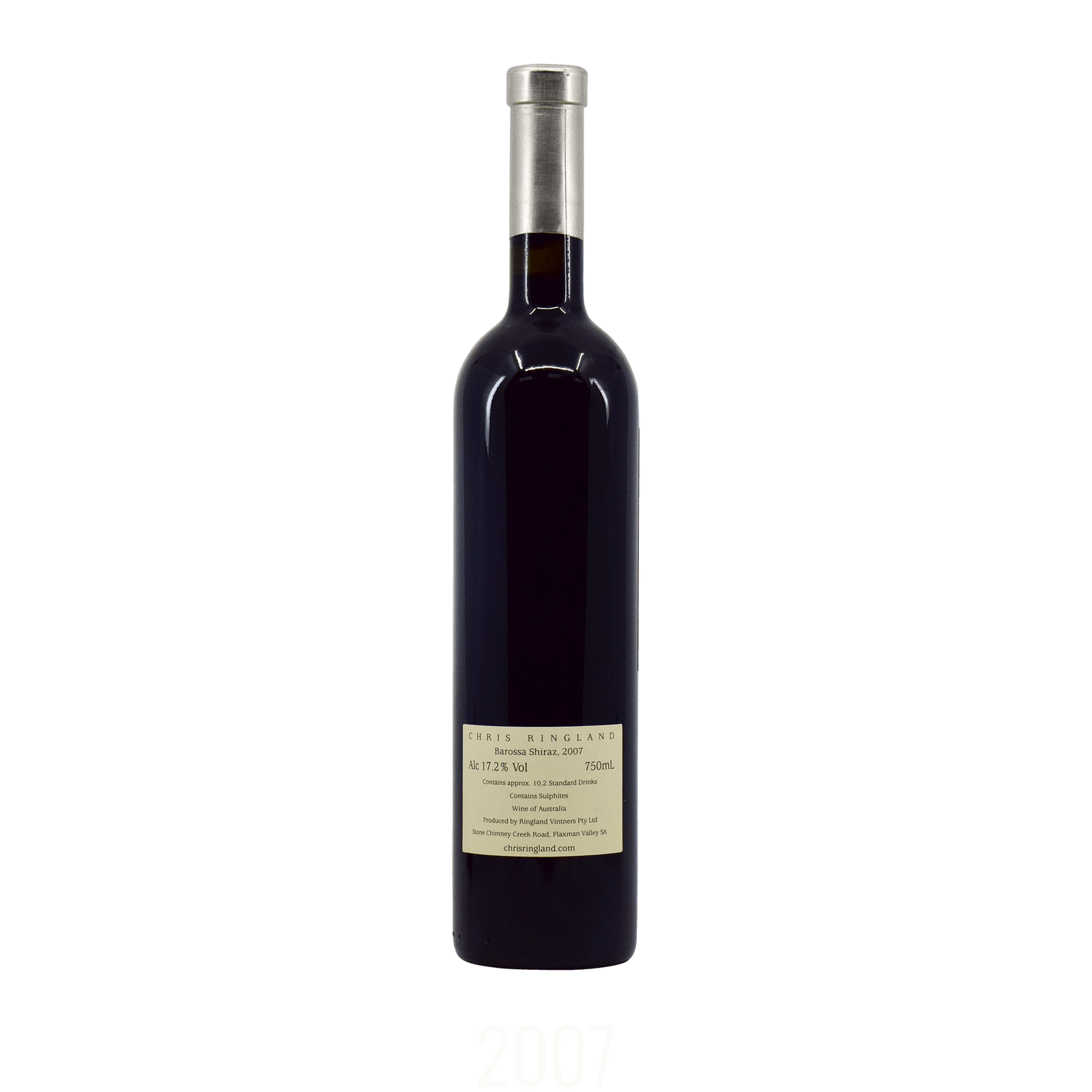 Chris Ringland (Three Rivers) Dry Grown Shiraz 2007 17.20% 75cl