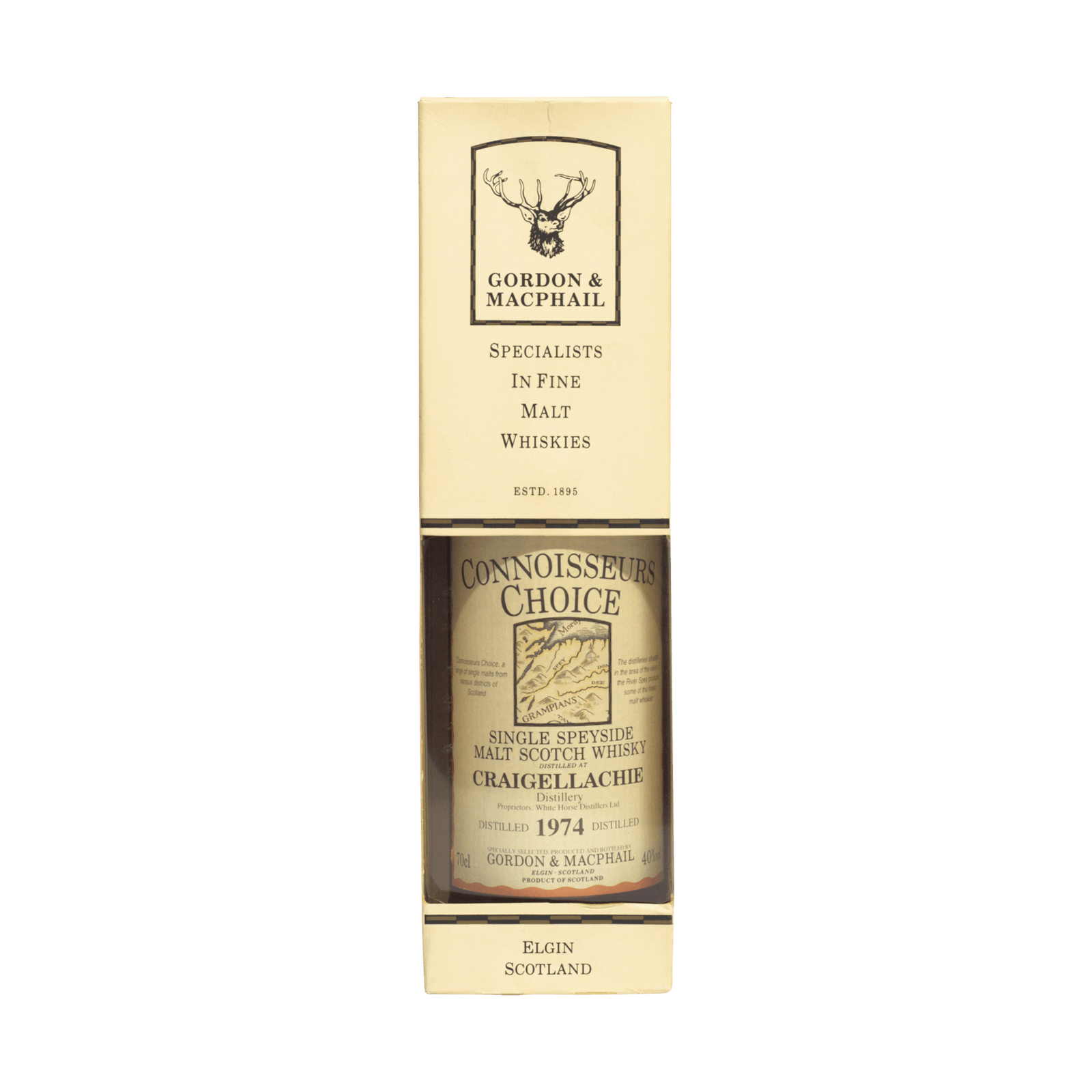 Craigellachie 1974 20 Year Old 'Connoisseurs Choice' Gordon & MacPhail 40.00%