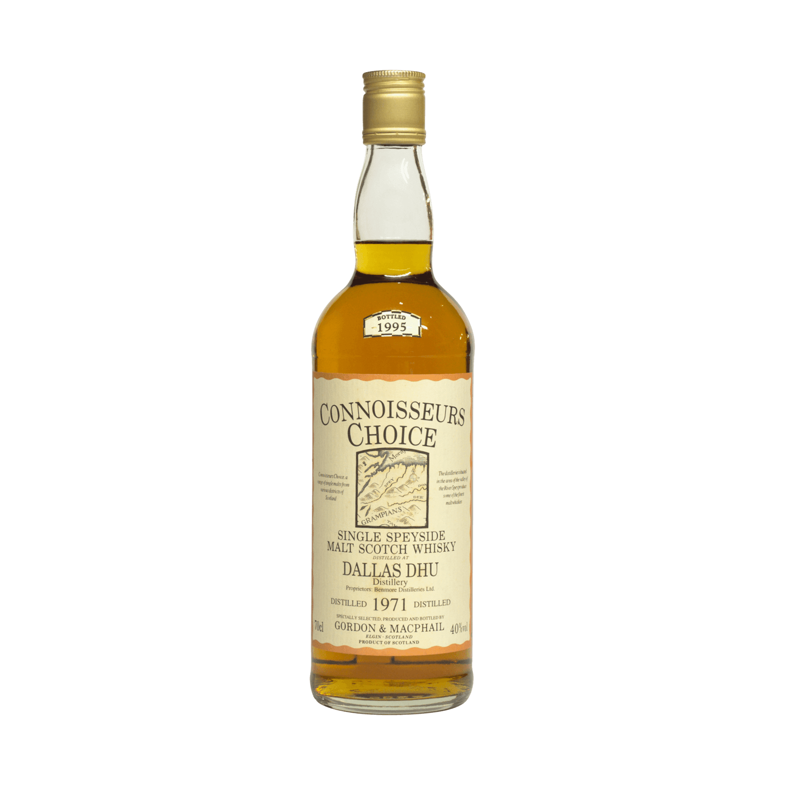 Dallas Dhu 1971 24 Year Old 'Connoisseurs Choice' Gordon & MacPhail 40.00%