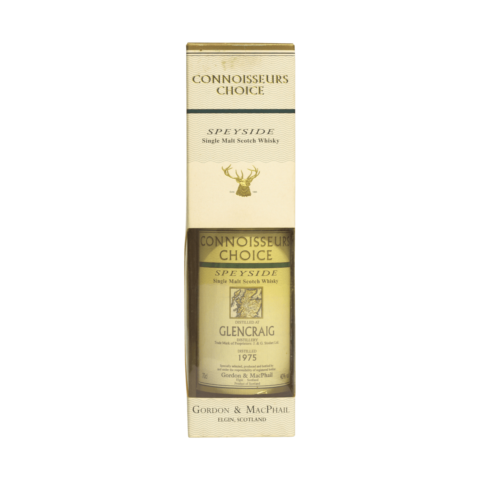 Glencraig 1975 24 Year Old 'Connoisseurs Choice' Gordon & MacPhail 40.00%