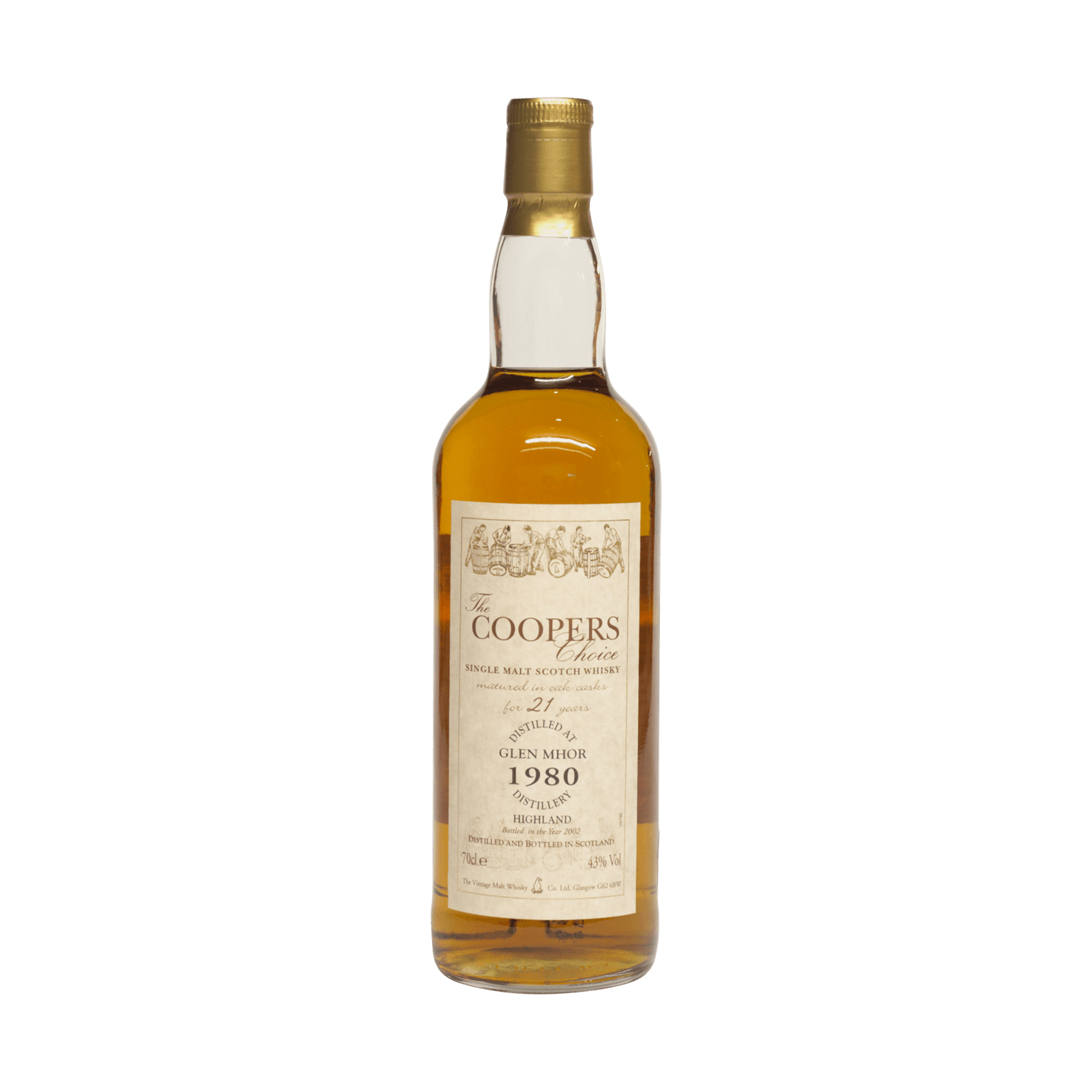Glen Mhor 1980 21 Year Old ‘The Coopers Choice’ The Vintage Malt Whisky Company 43.00%
