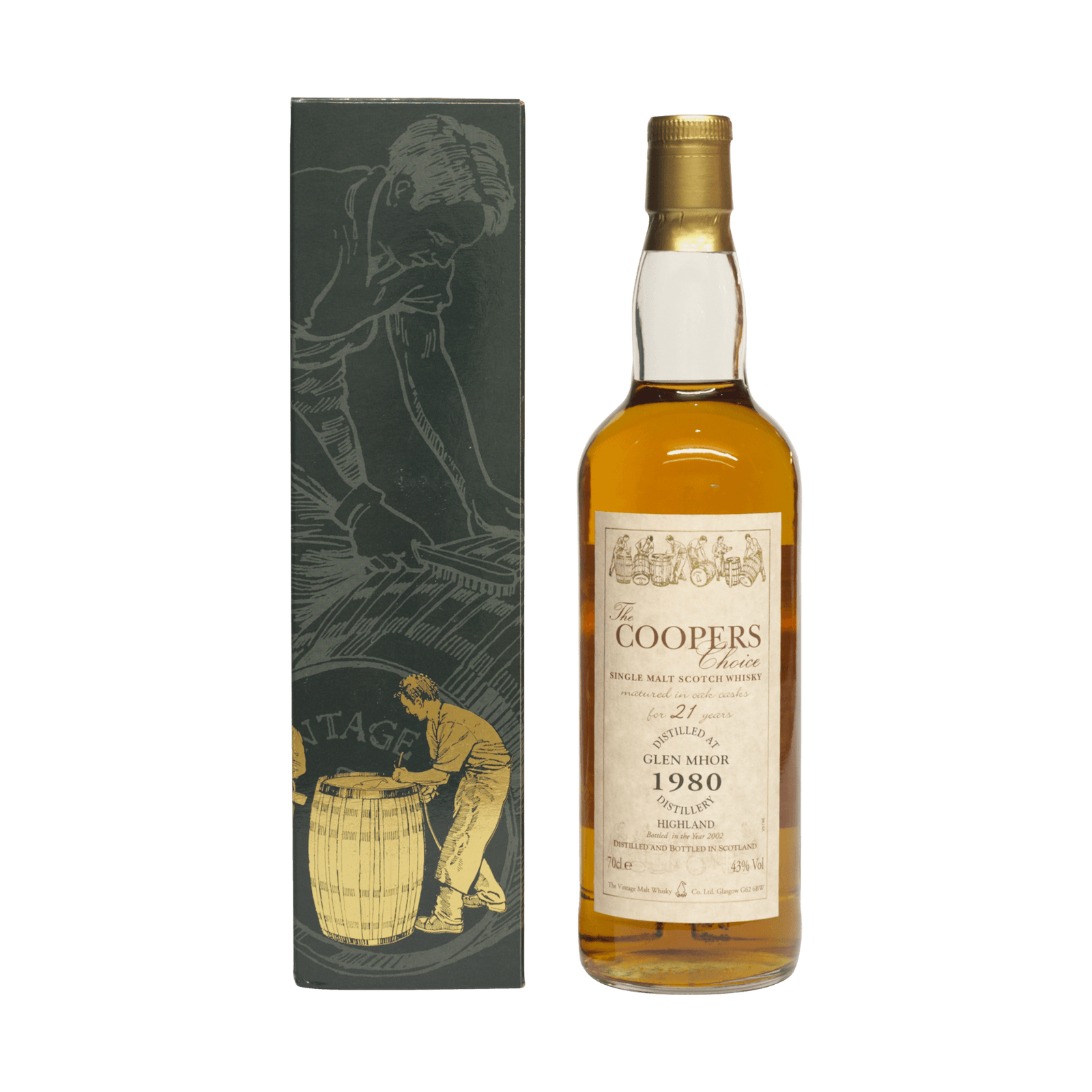 Glen Mhor 1980 21 Year Old ‘The Coopers Choice’ The Vintage Malt Whisky Company 43.00%