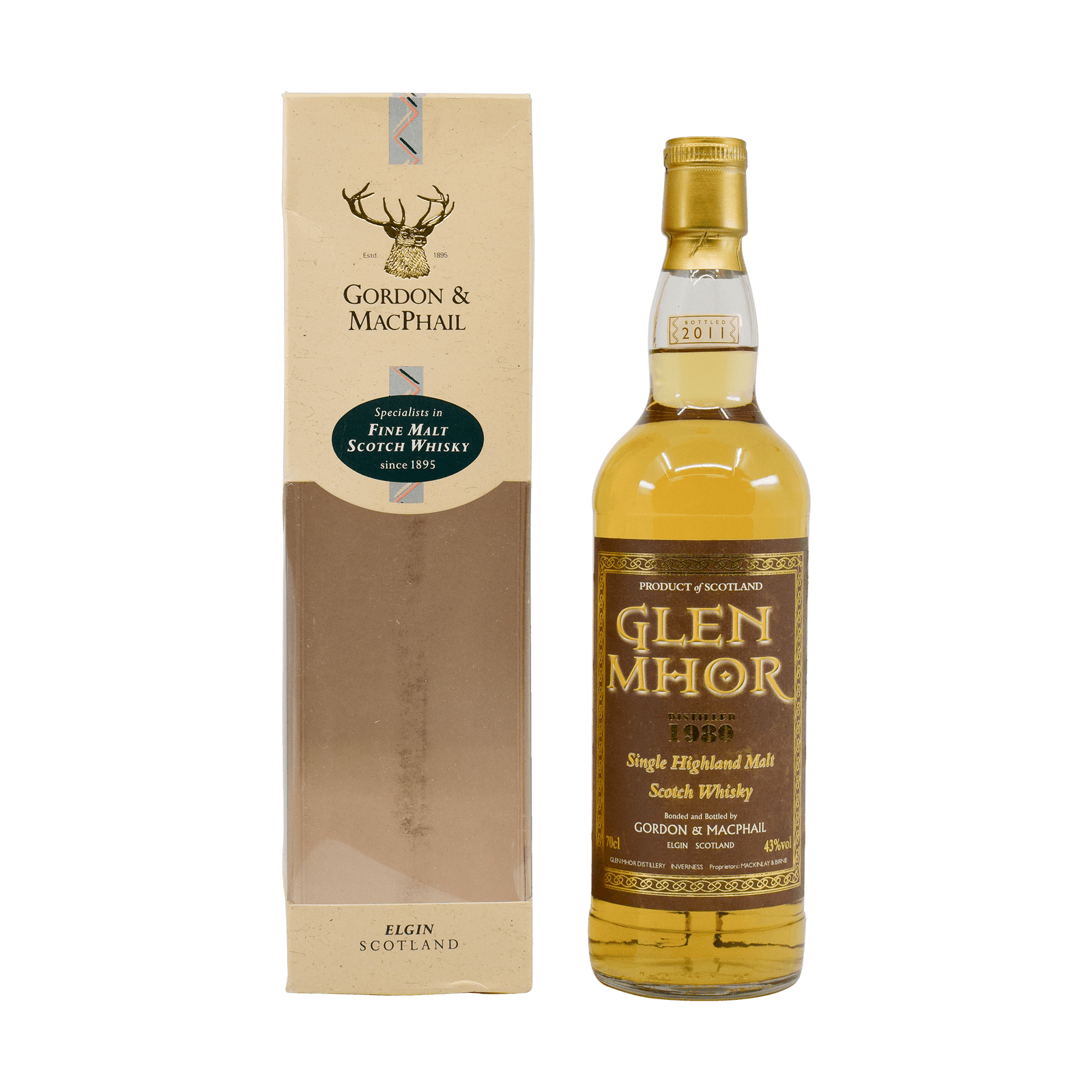 Glen Mhor 1980 Gordon & MacPhail 43.00% 70cl