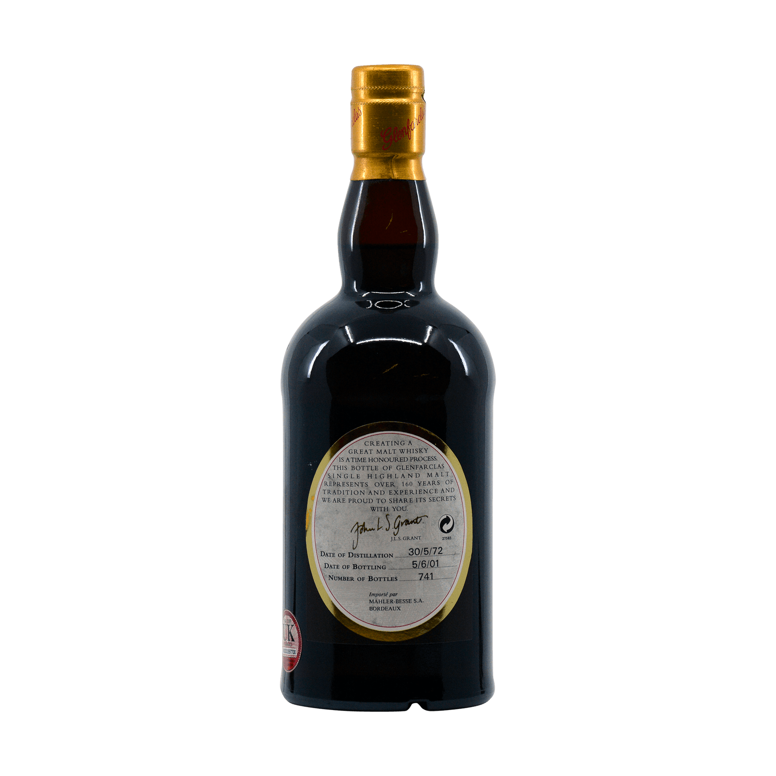 Glenfarclas 1972 29 Year Old Limited Edition 43.00%
