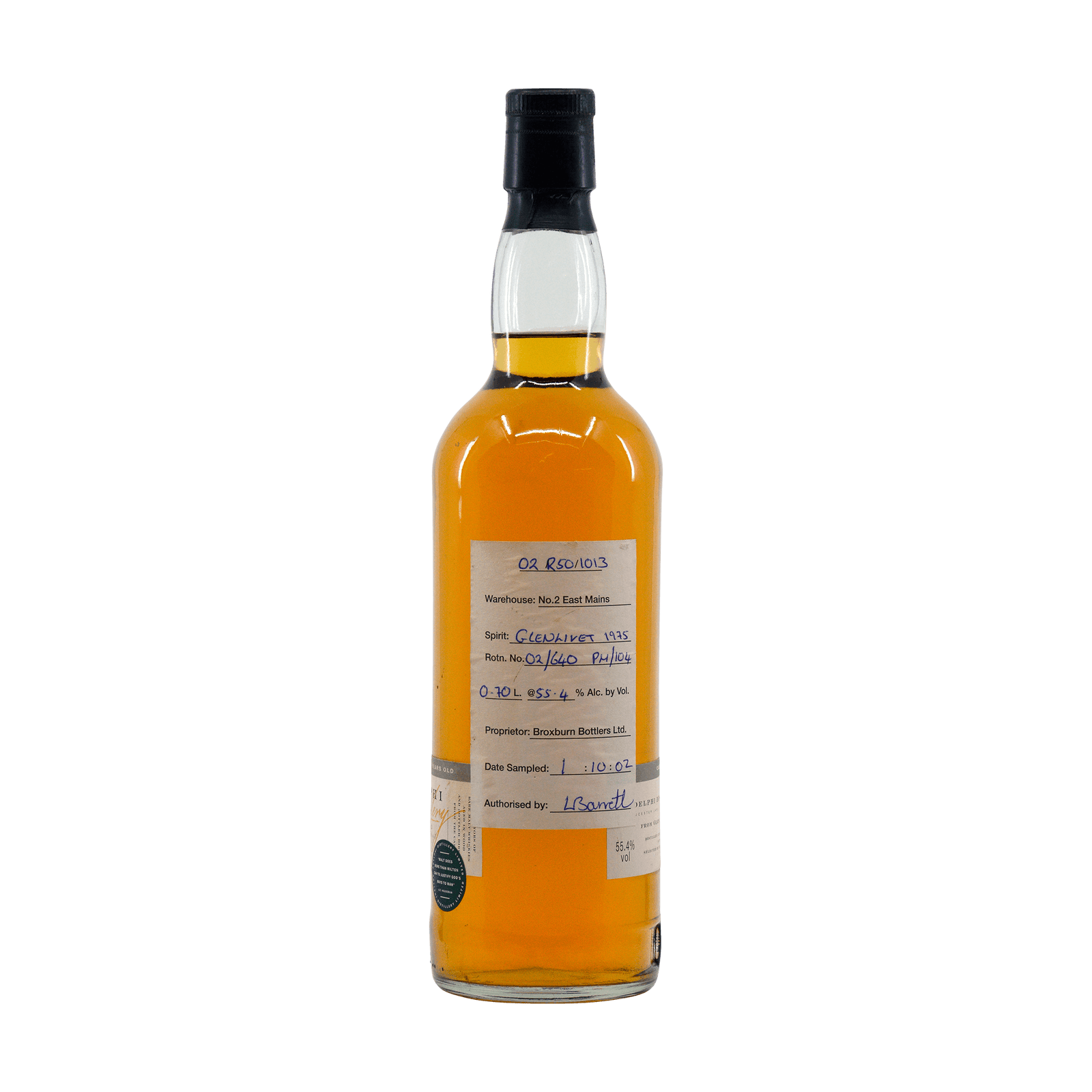 Glenlivet 1975 27 Year Old Adelphi 55.40%