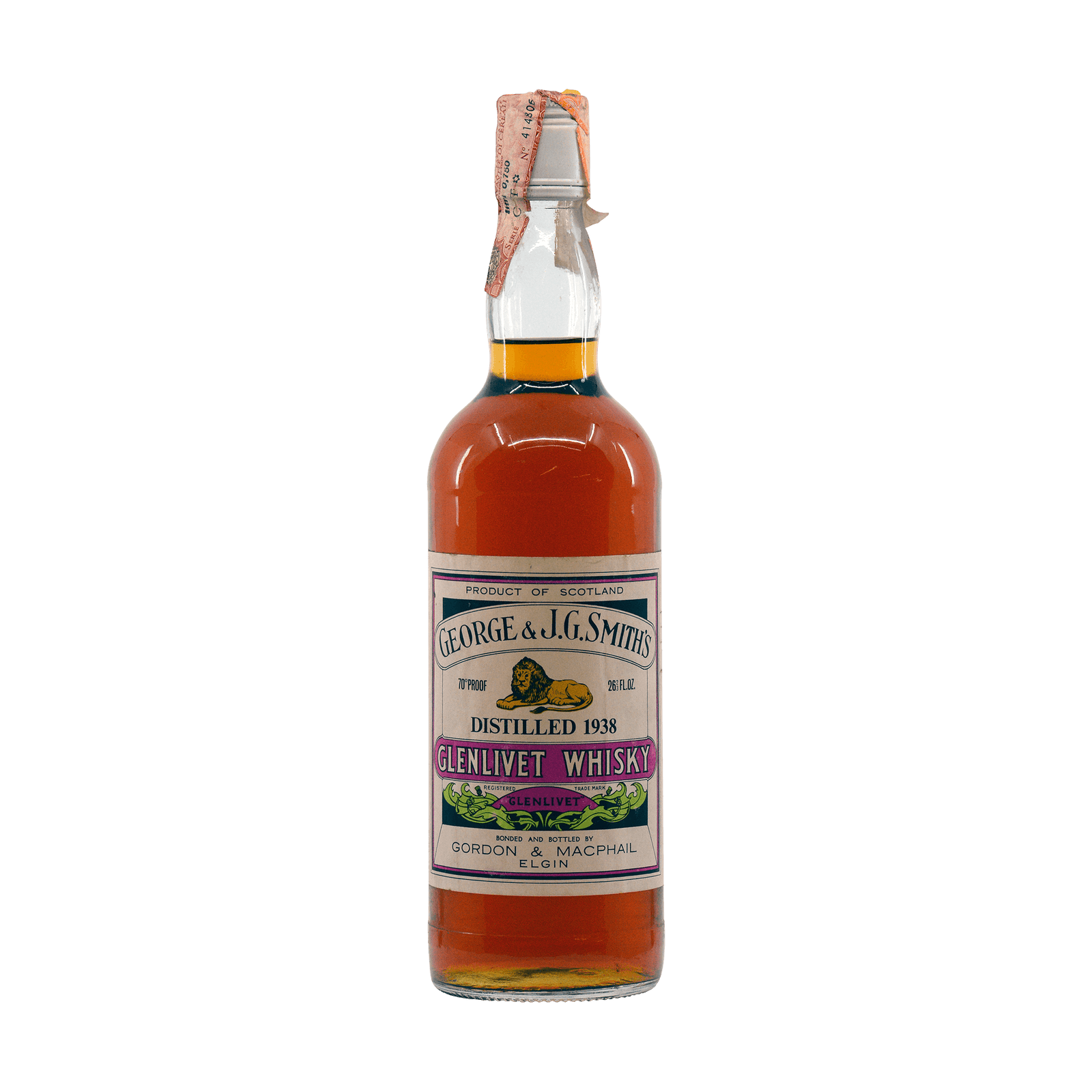 Glenlivet 1938 George and JG Smith 40.00%