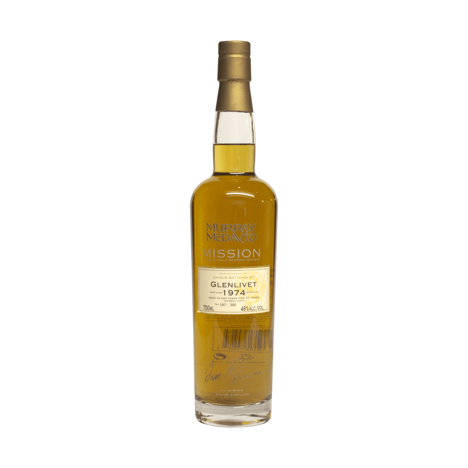 Glenlivet 1974 31 Year Old 'Mission' Murray McDavid 46.00%