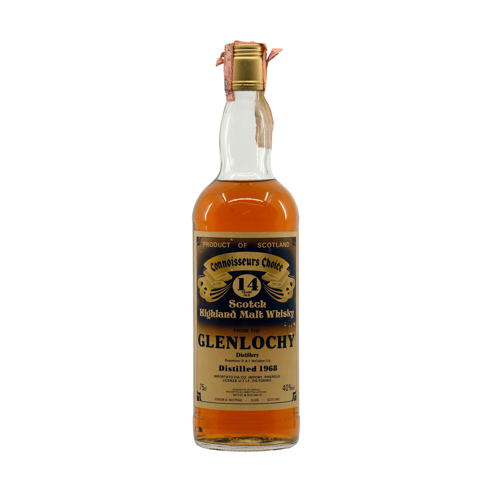 Glenlochy 1968 14 Year Old 'Connoisseurs Choice' Gordon & MacPhail 40.00%