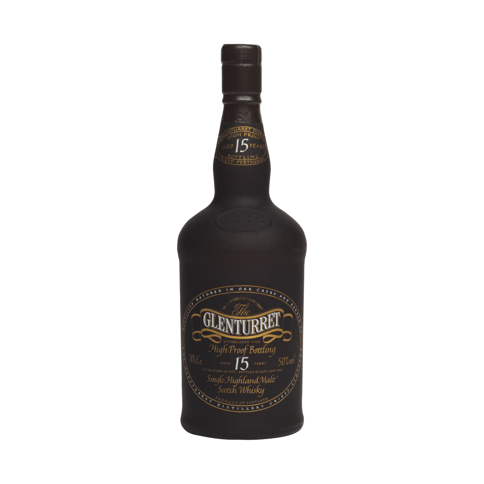 Glenturret 1977 15 Year Old 'High Proof Bottling' 50.00%