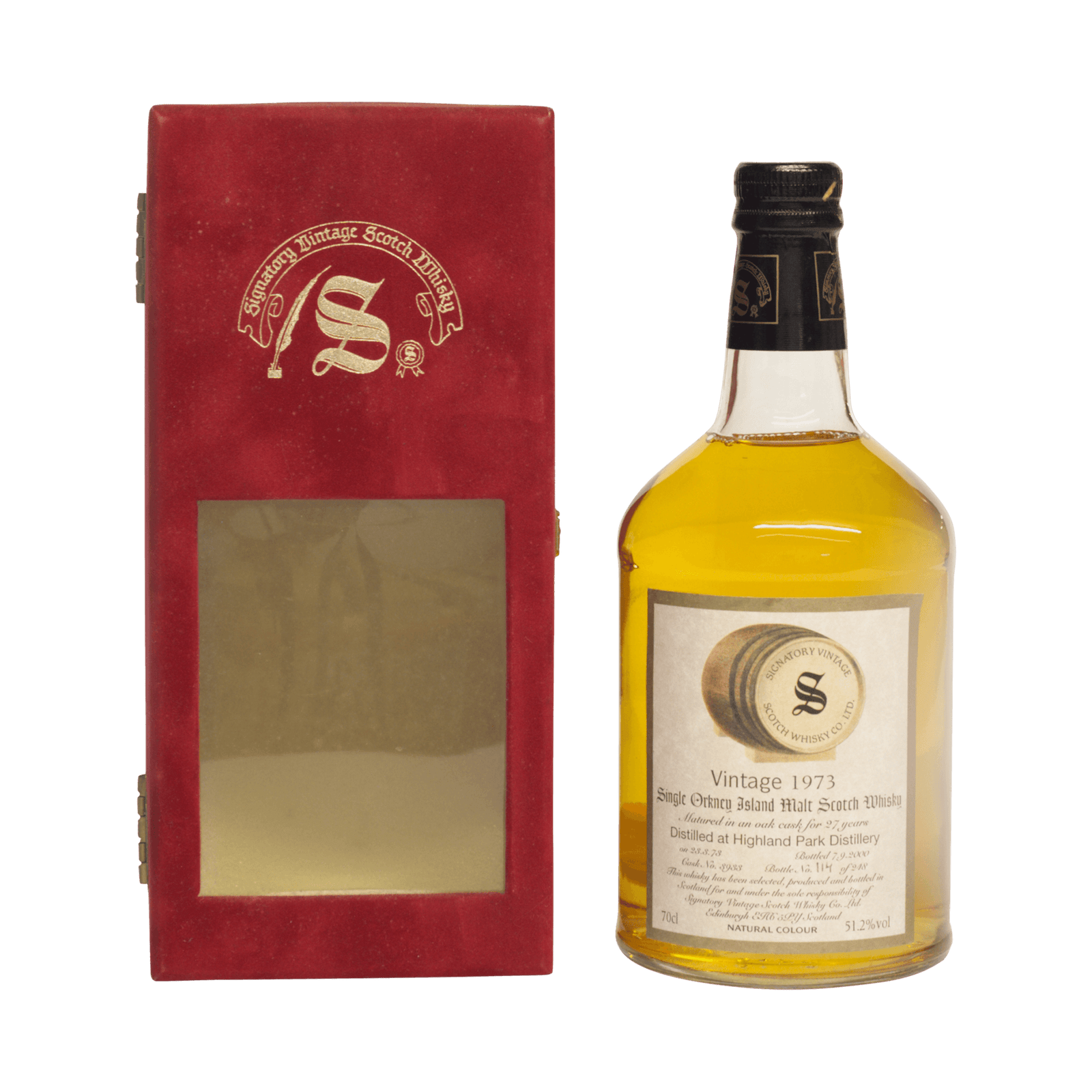Highland Park 1973 27 Year Old Signatory Vintage SW 51.20%