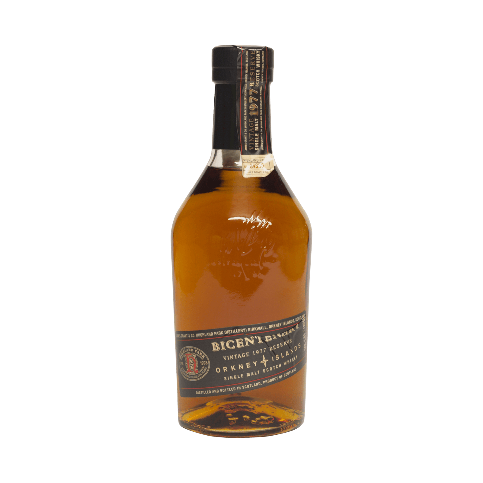 Highland Park 1977 21 Year Old ’Bicentenary Vintage Reserve’ 43.00%