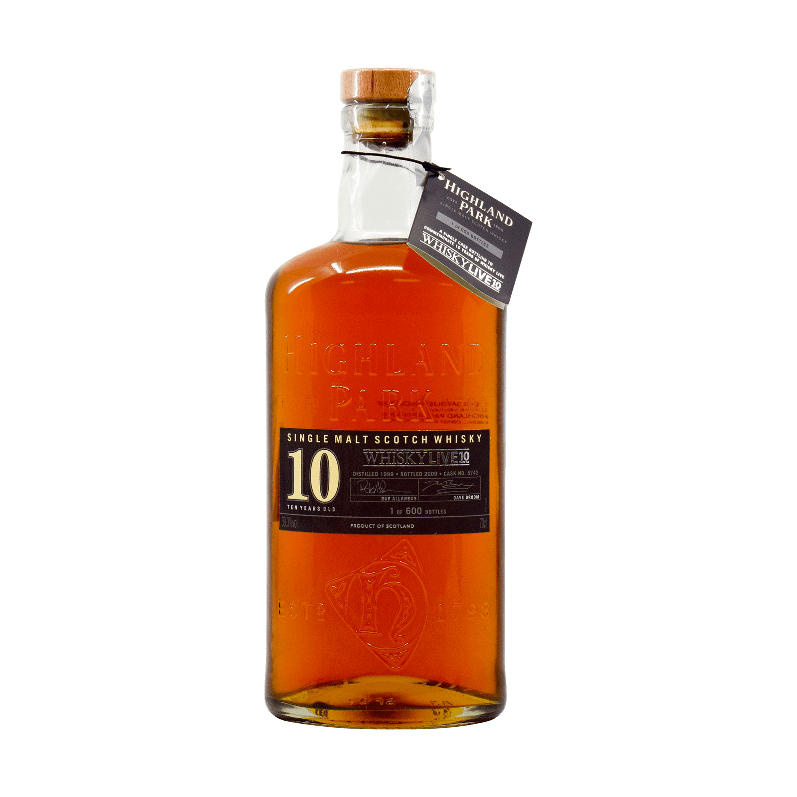 Highland Park 1999 10 Year Old Whisky Live Tokyo 2010 59.30% 70cl