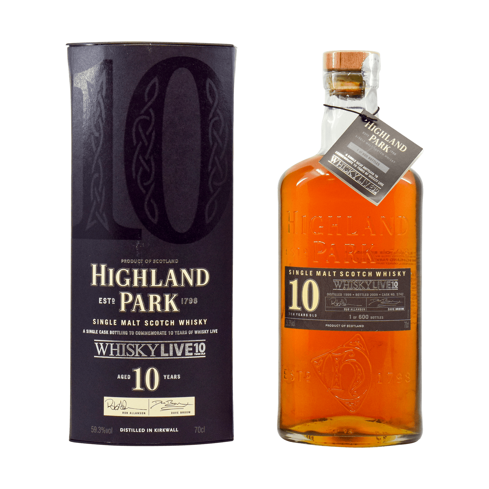 Highland Park 1999 10 Year Old Whisky Live Tokyo 2010 59.30% 70cl