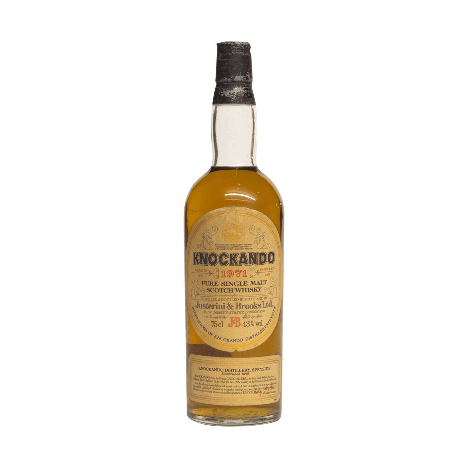 Knockando 1971 11 Year Old Justerini & Brooks 43.00%