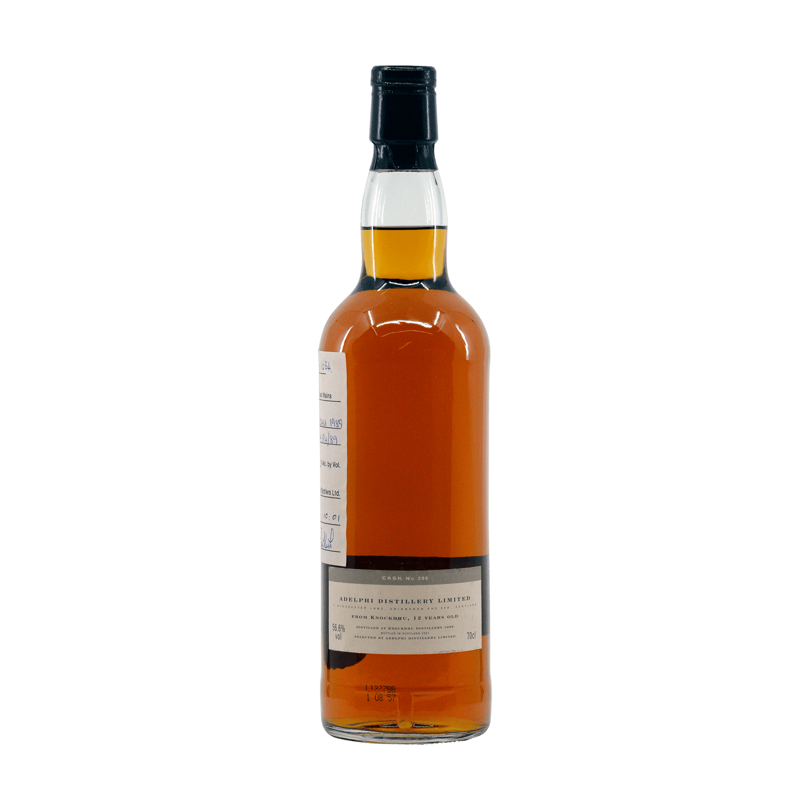 Knockdhu 1989 12 Year Old Adelphi 56.60%