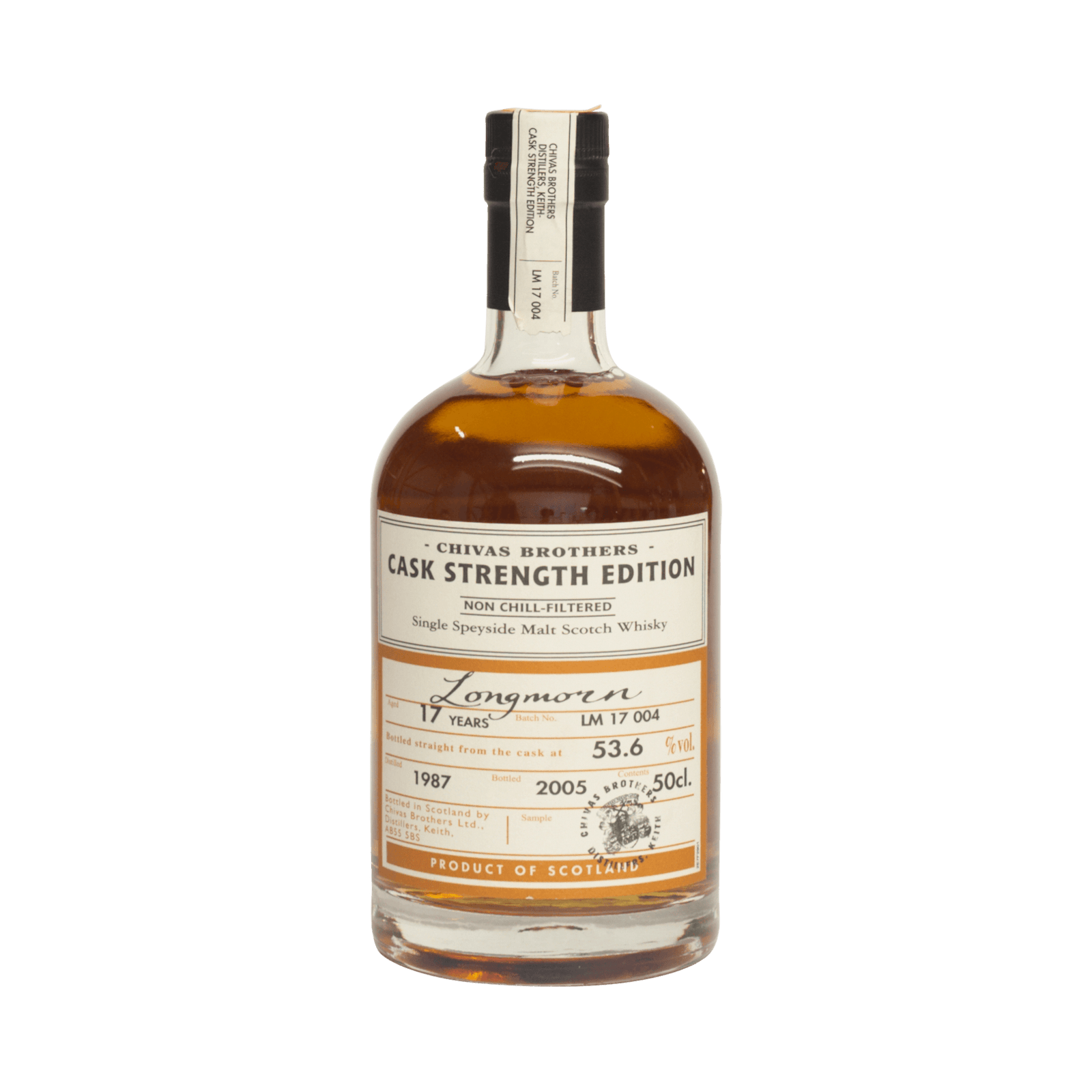 Longmorn 1987 17 Year Old ‘Cask Strength Edition’ Chivas Brothers 53.60% 50cl