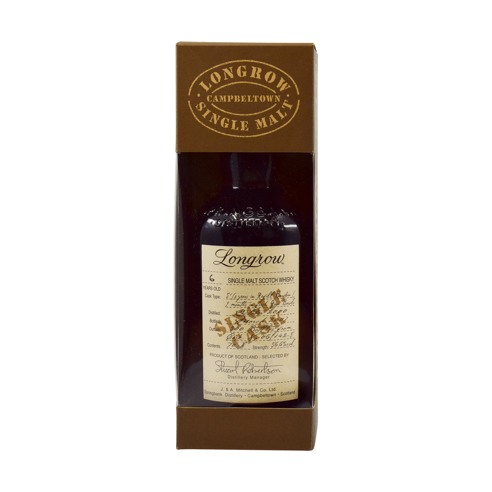 Longrow 2000 6 Year Old 'Single Cask' 56.60% 70cl