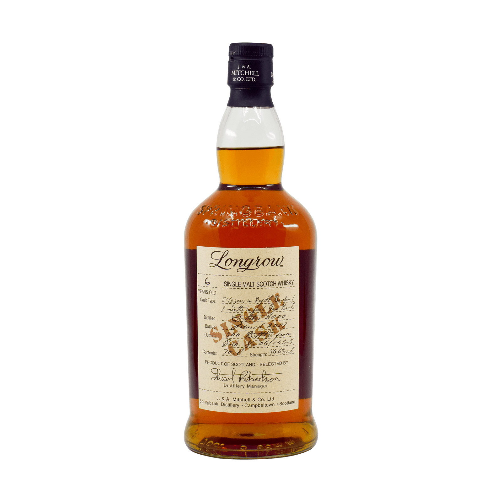 Longrow 2000 6 Year Old 'Single Cask' 56.60% 70cl
