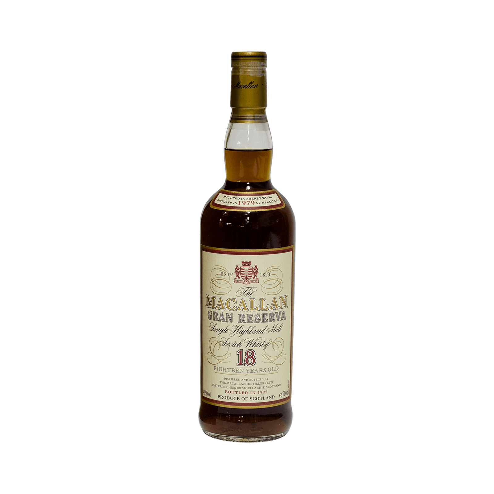 Macallan 1979 18 Year Old 'Gran Reserva' 40.00%