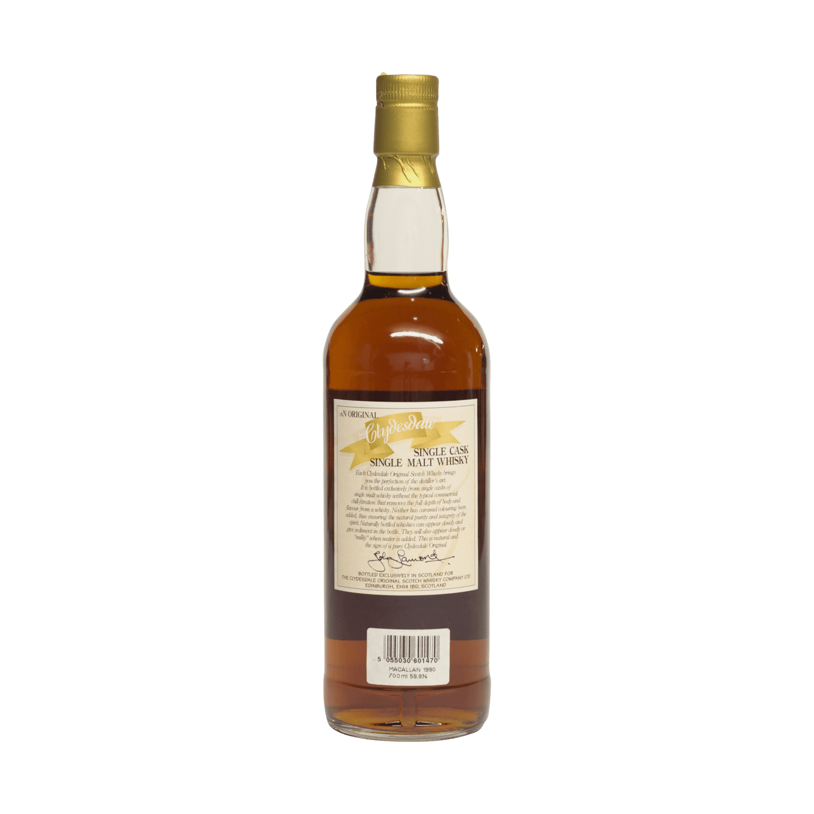 Macallan 1990 11 Year Old The Clydesdale Single Cask 59.90%