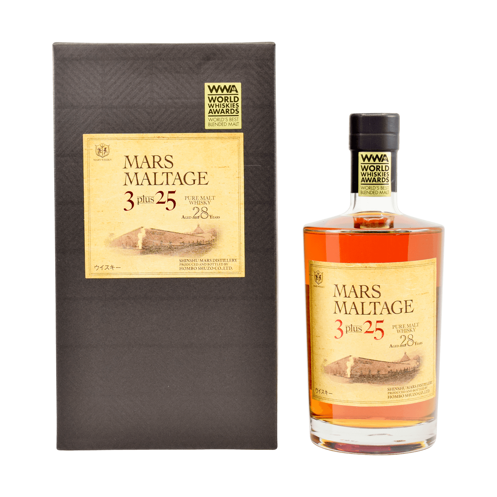 Mars Maltage '3 Plus 25 Pure 28 Year Old' 46.00% 70cl