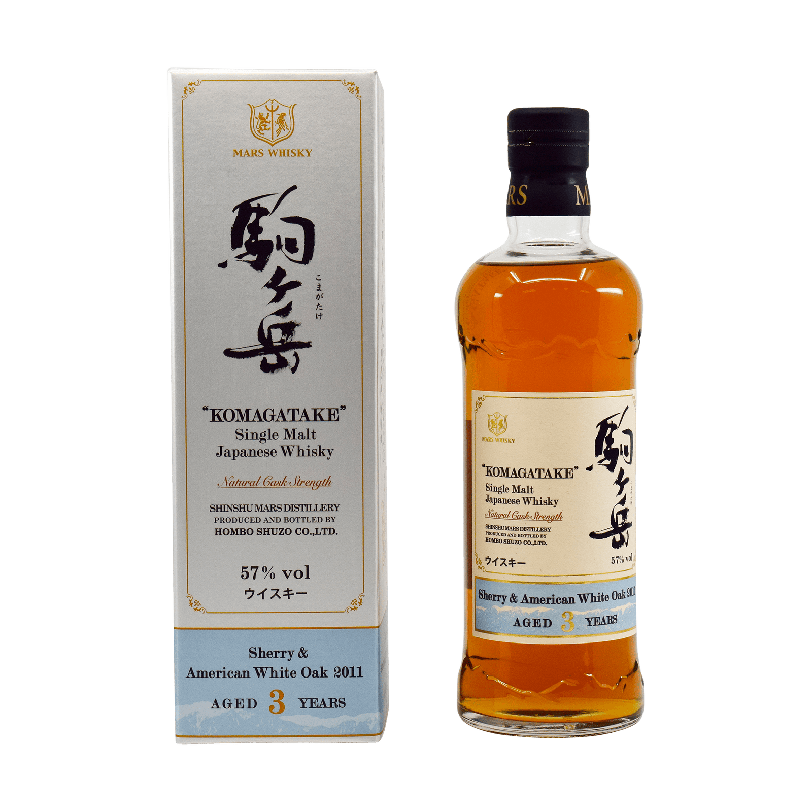 Mars 2011 3 Year Old 'Komagatake' 57.00% 70cl