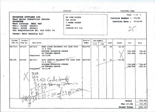 Balvenie 1967 31 Year Old 50.00% 70cl