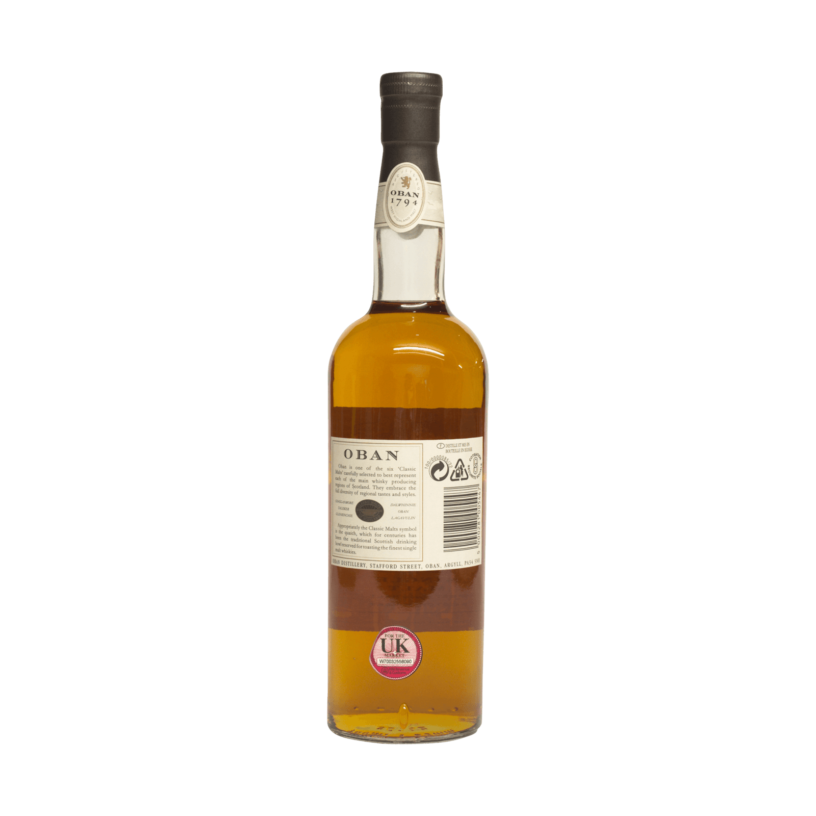 Oban 14 Year Old Classic Malts 43.00%