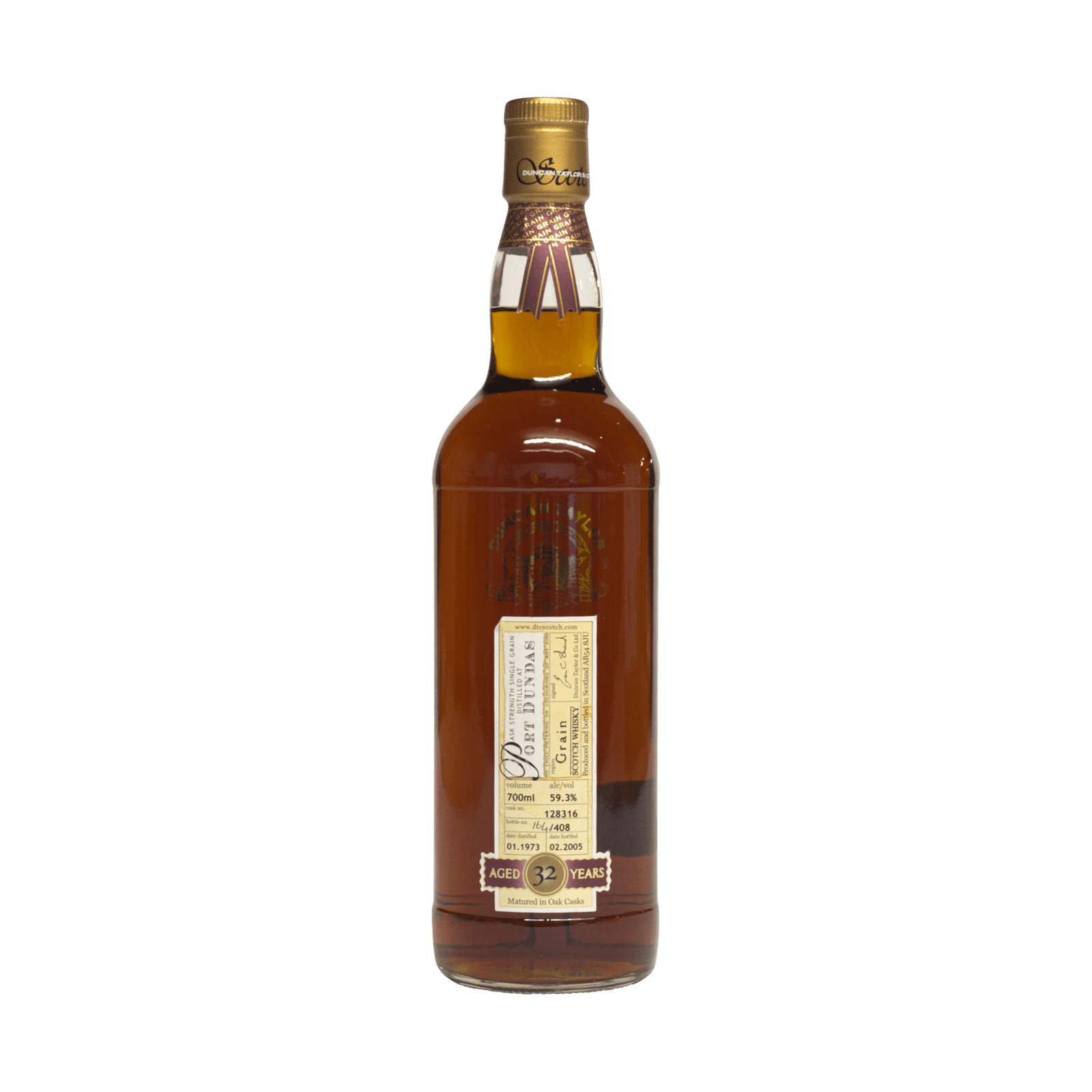Port Dundas 1973 32 Year Old 'Rare Auld' Duncan Taylor 59.30%