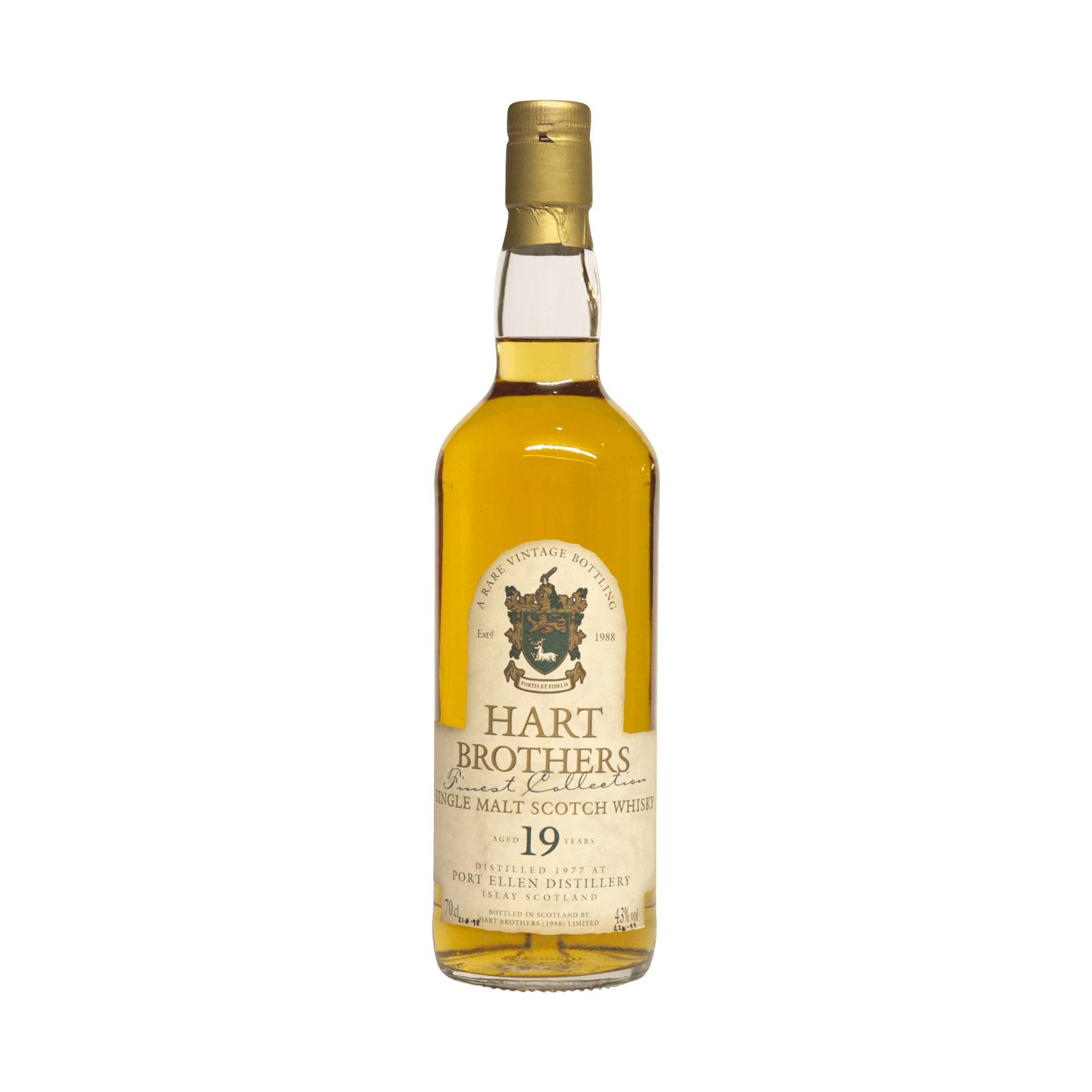 Port Ellen 1977 19 Year Old 'Finest Collection' Hart Brothers 43.00%