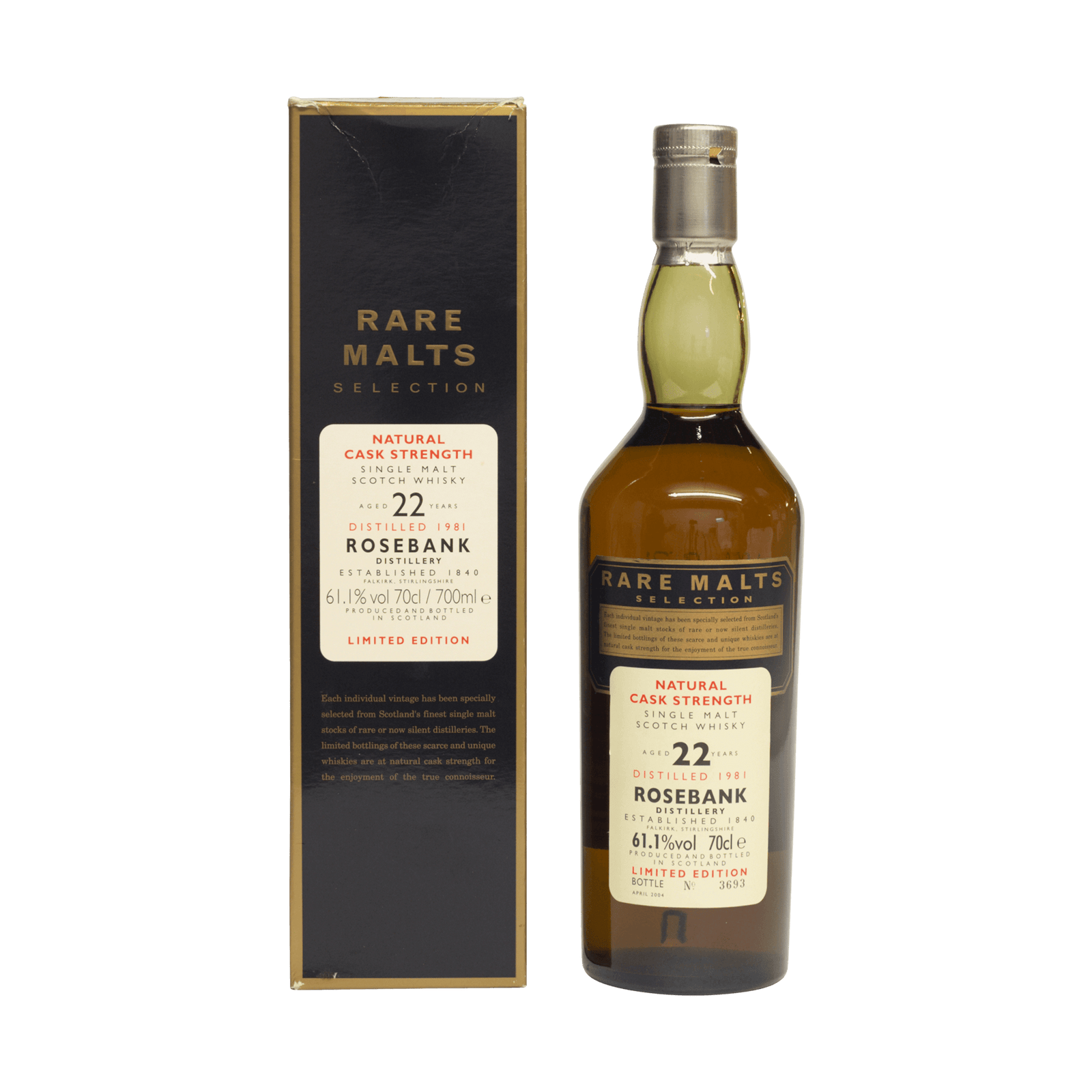 Rosebank 1981 22 Year Old Rare Malts Selection 61.10%