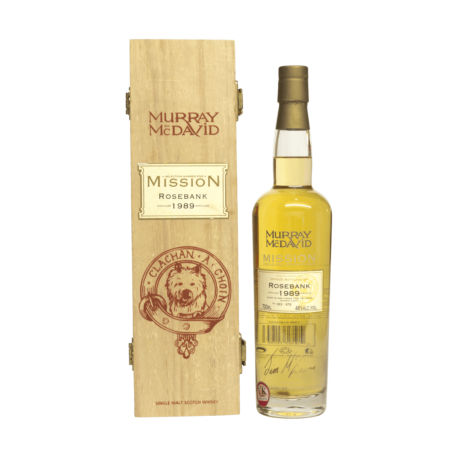 Rosebank 1989 16 Year Old 'Mission' Murray McDavid 46.00%